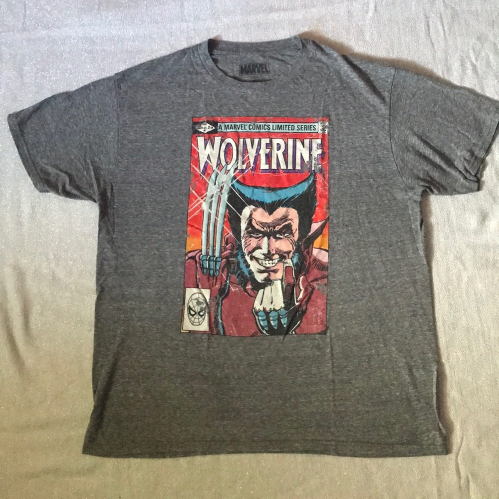 Marvel comics t-shirt Wolverine number 1 print